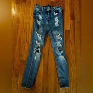 “WAX + jean” skinny jeans size 3!